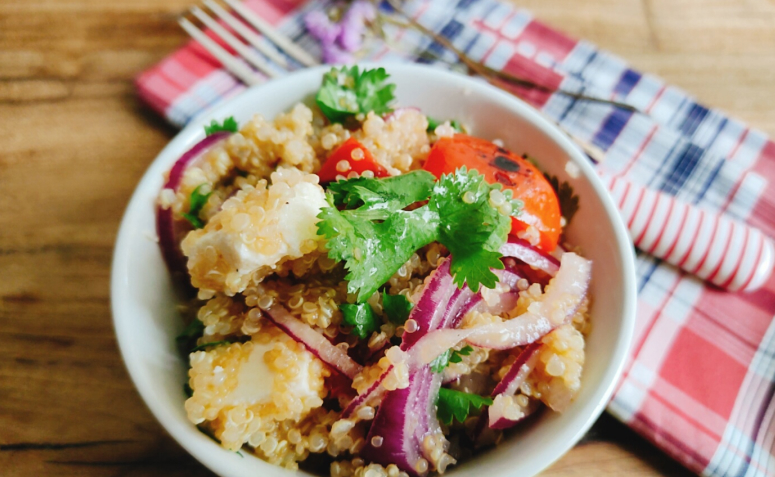 Como Fazer Salada Mediterrânea de Quinoa