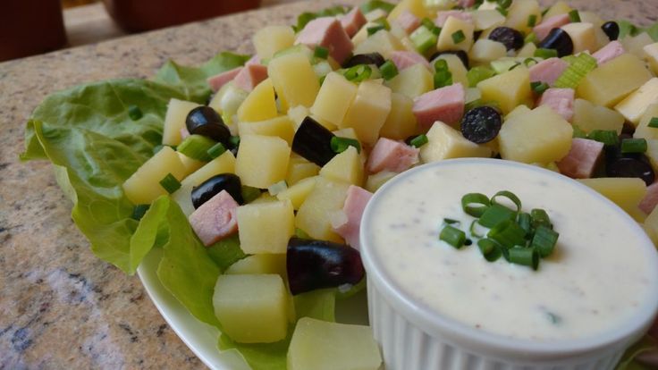 Salada de Palmito com Molho de Iogurte e Mostarda Dijon