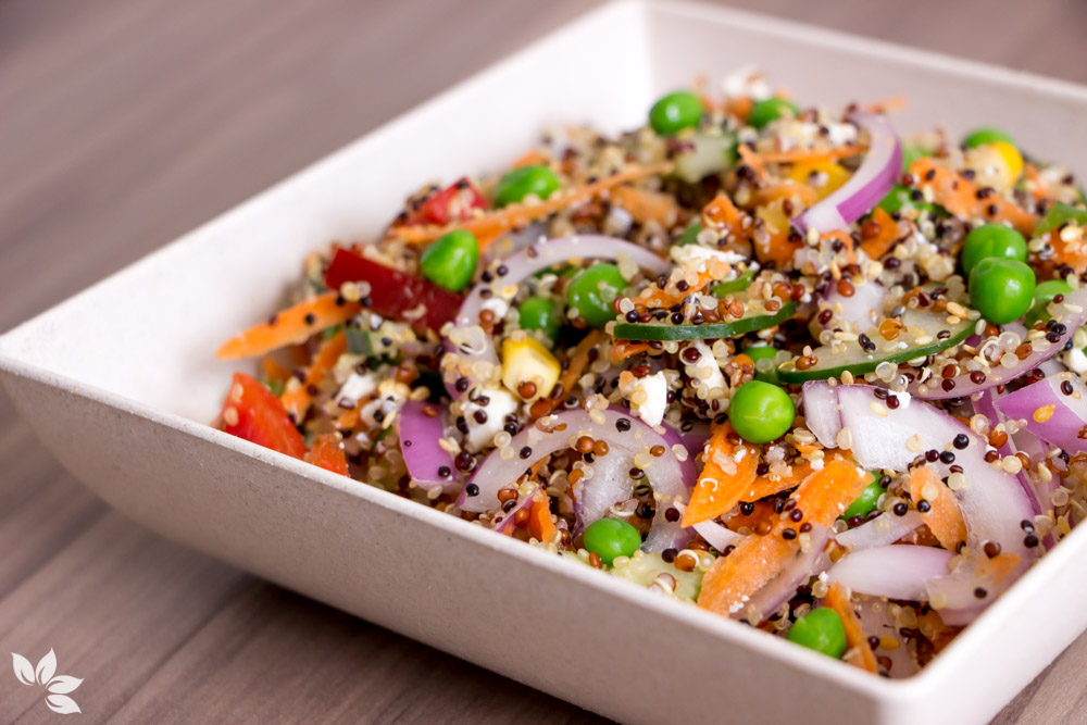 Salada de Quinoa Simples - Receitas Deliciosas e Saudáveis