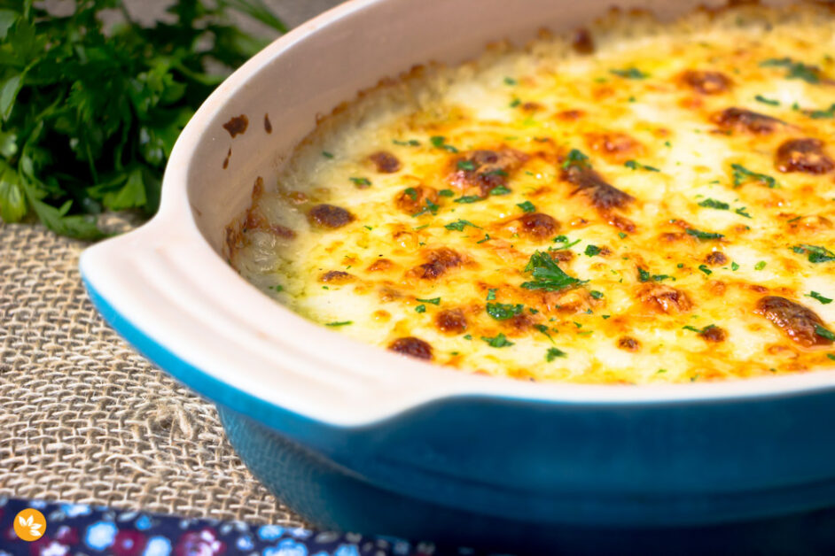 Gratinado de Batata com Queijo