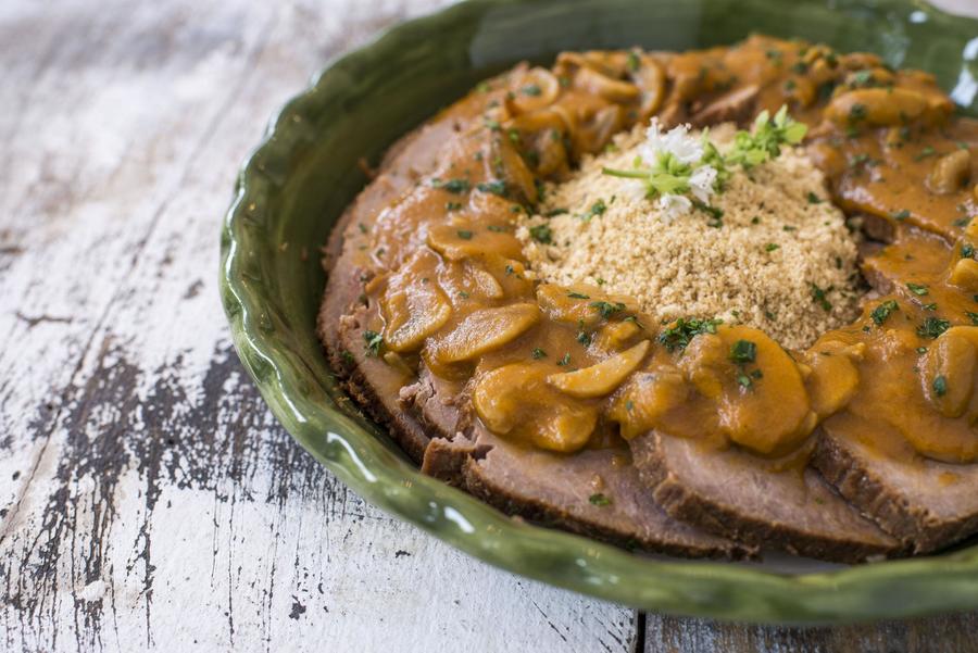 Molho de Cogumelos para Carne Assada