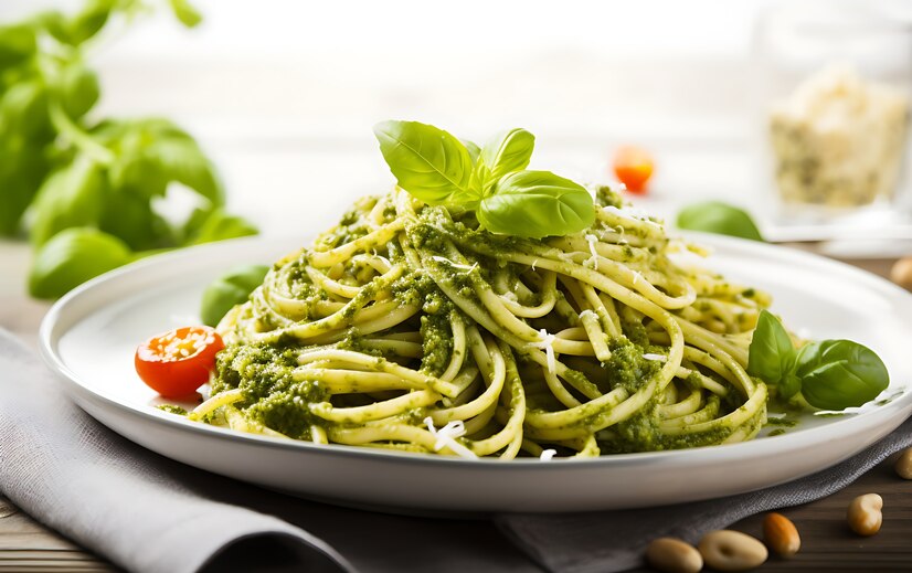 Massa Integral ao Molho Pesto: Equilíbrio no Prato