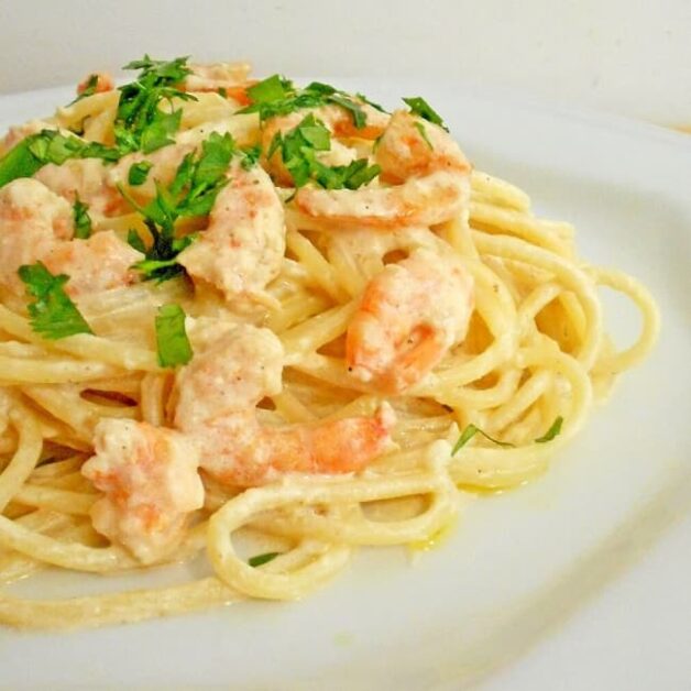 Linguine com Molho de Limão e Alcaparras