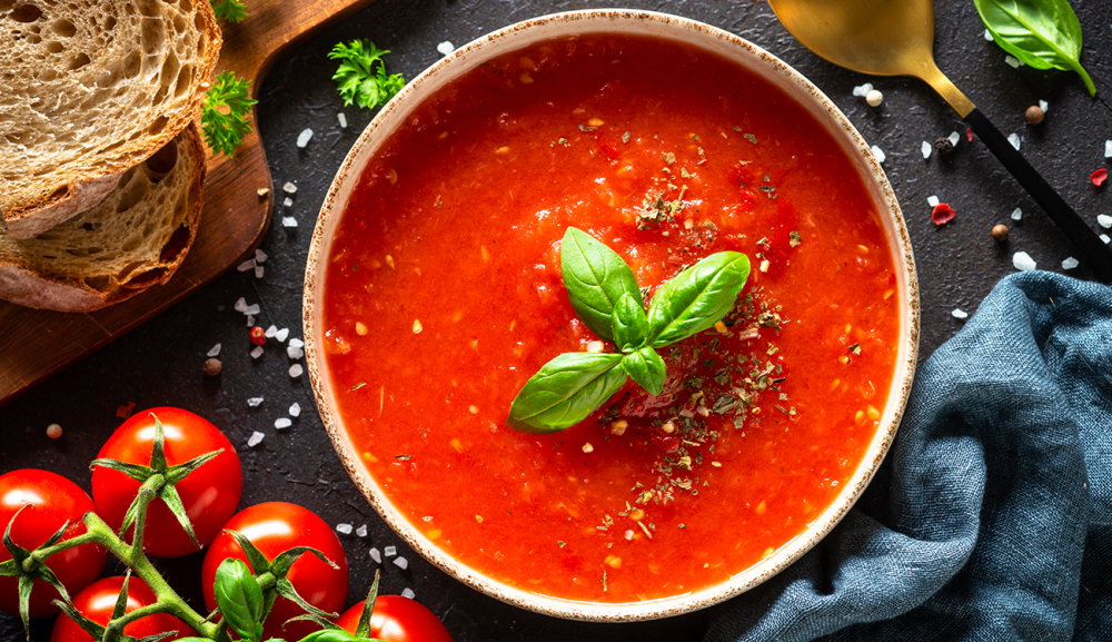 Como Fazer Sopa Cremosa de Tomate Assado