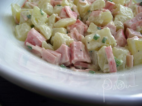 Como Fazer Salada Fria de Batata e Salmão