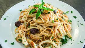 Como Fazer Linguine com Frutos do Mar