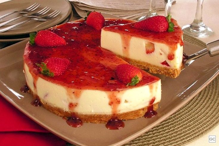 Cheesecake de Morango: Sobremesa Refrescante