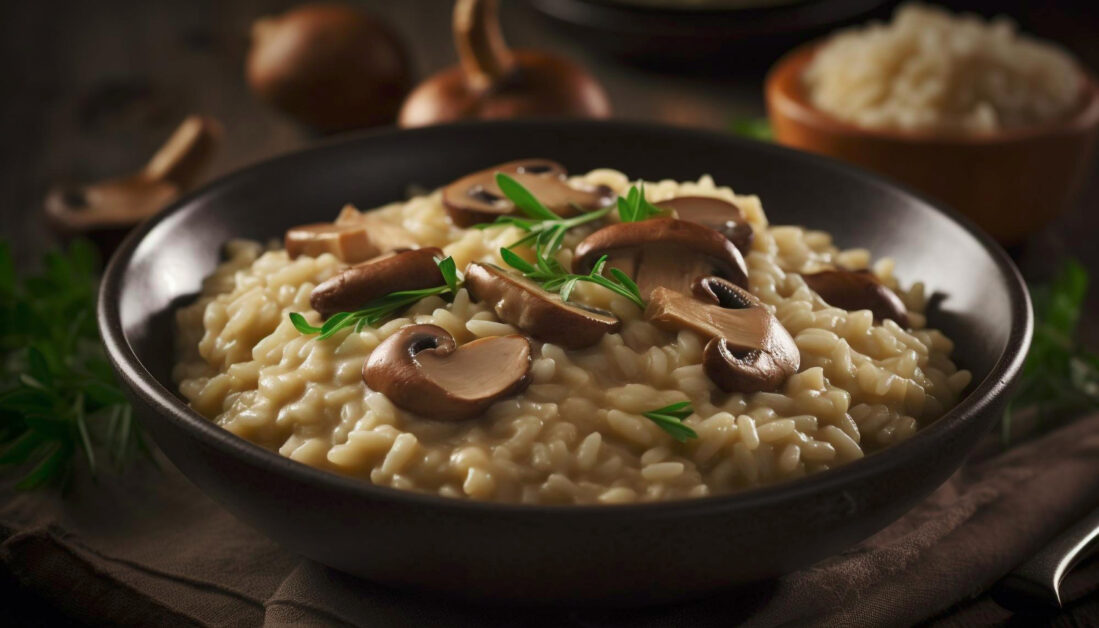 Risoto de Cogumelos: 