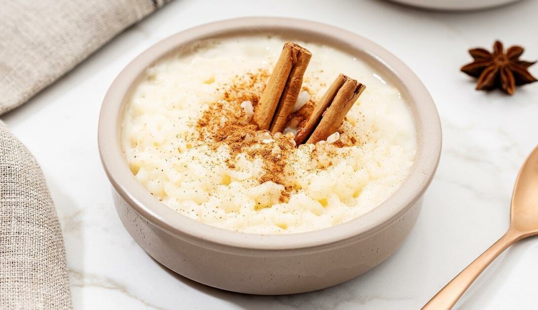  Arroz Doce Cremoso com Toque de Canela