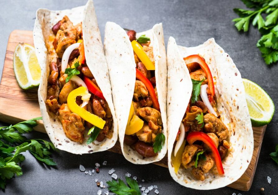 Como Fazer Tacos de Frango Grelhado