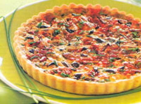 Quiche de Abóbora e Brócolis Assados