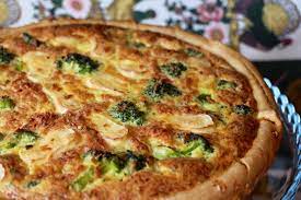 Quiche de Abóbora, Brócolis e Queijo de Cabra