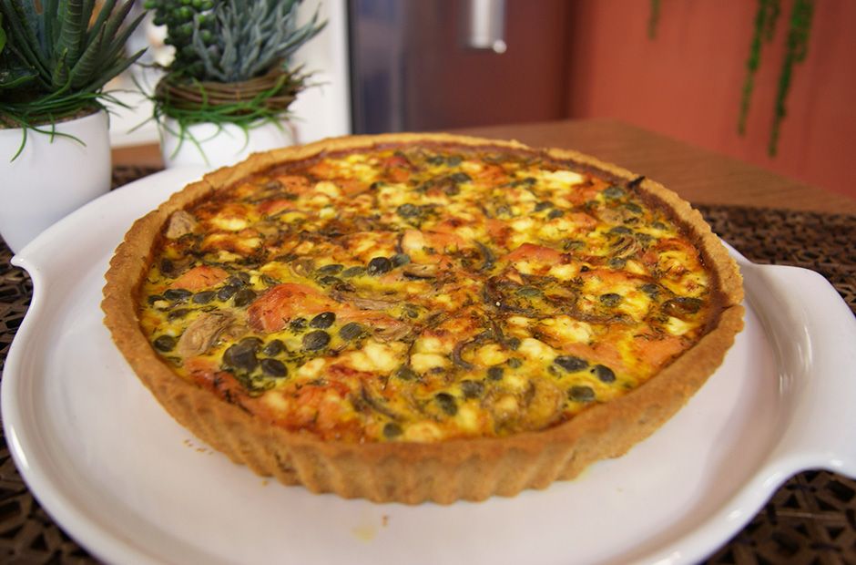 Culinária Elegante: Como Preparar uma Irresistível Quiche de Salmão Defumado