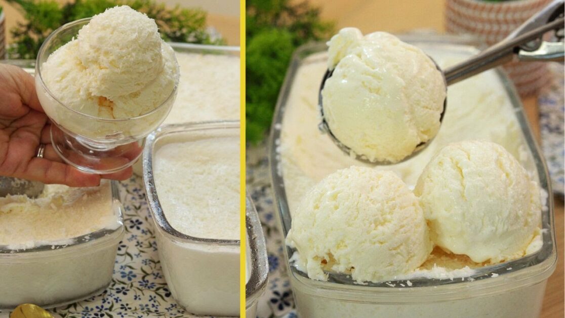 Como fazer sorvete de coco fresco: Delicie-se com o sabor tropical dessa receita leve e aromática