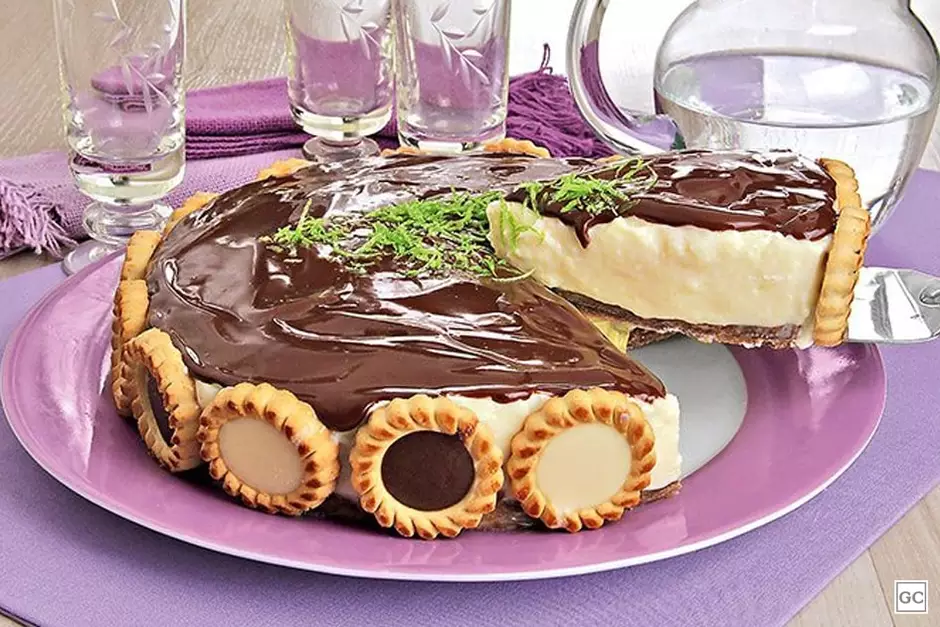 Como fazer Torta de Limão com Chocolate 