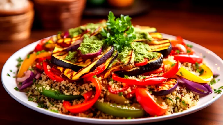 Salada de Quinoa com Coentro e Legumes