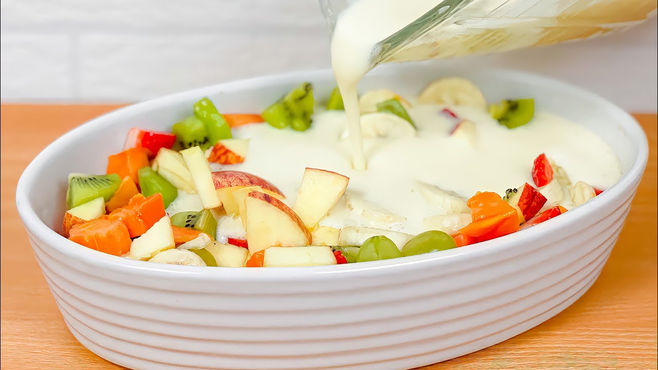 Como fazer uma salada tropical de frutas com destaque para o maracujá