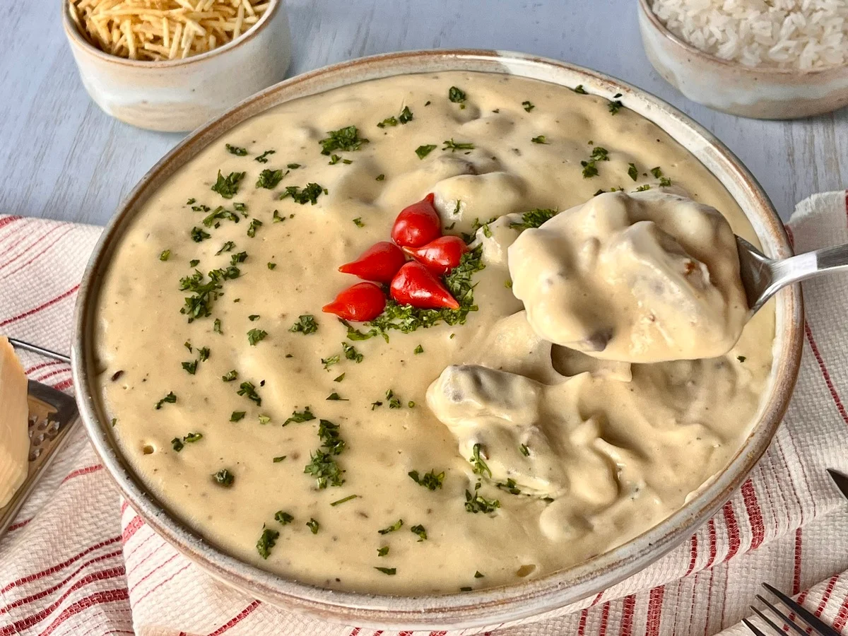 Como fazer Coxão Mole com Creme de Batata ao Forno