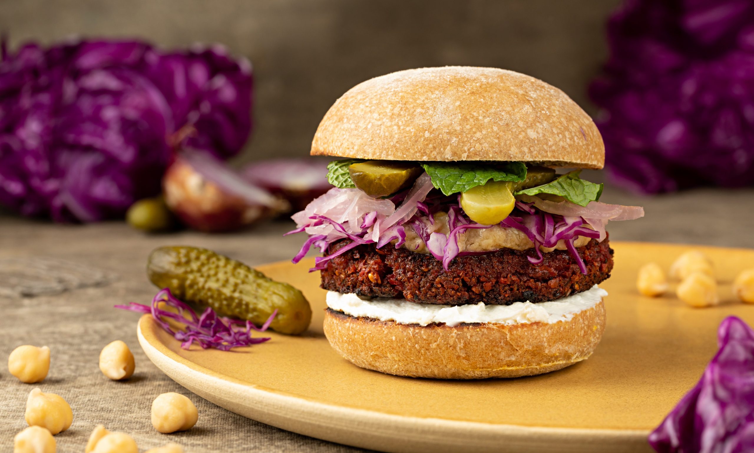 Como fazer hambúrgueres vegetarianos de inhame-roxo: Uma opção saudável e cheia de sabor