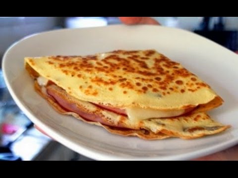 Como fazer Crepe de Presunto e Queijo na Frigideira: Rápido, fácil e delicioso!