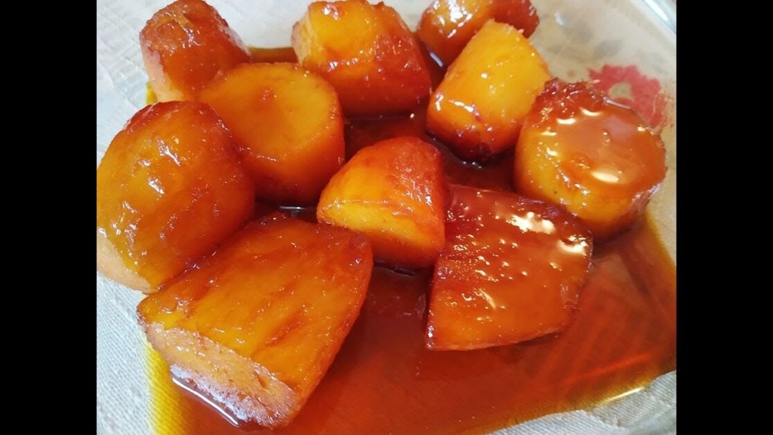 Como fazer Batata Doce Caramelizada Crocante por fora e macia por dentro: Irresistível!