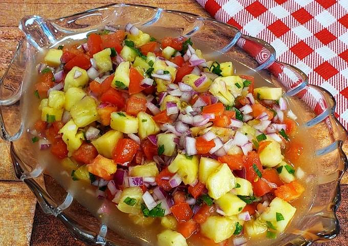 Como fazer Vinagrete de Abacaxi: Doce e ácido na medida certa para um sabor inesquecível!